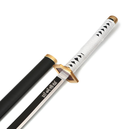 Handmade Katana,Real Japanese Samurai Katana Engraving Design Black Bl –  Sato Katana Forged